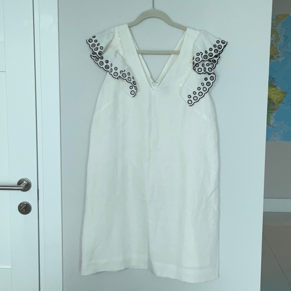 J.crew linen dress. Size 14 . Very good condition